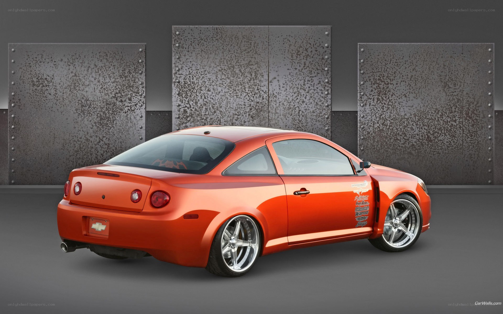 orange chevrolet cobalt ss coupe