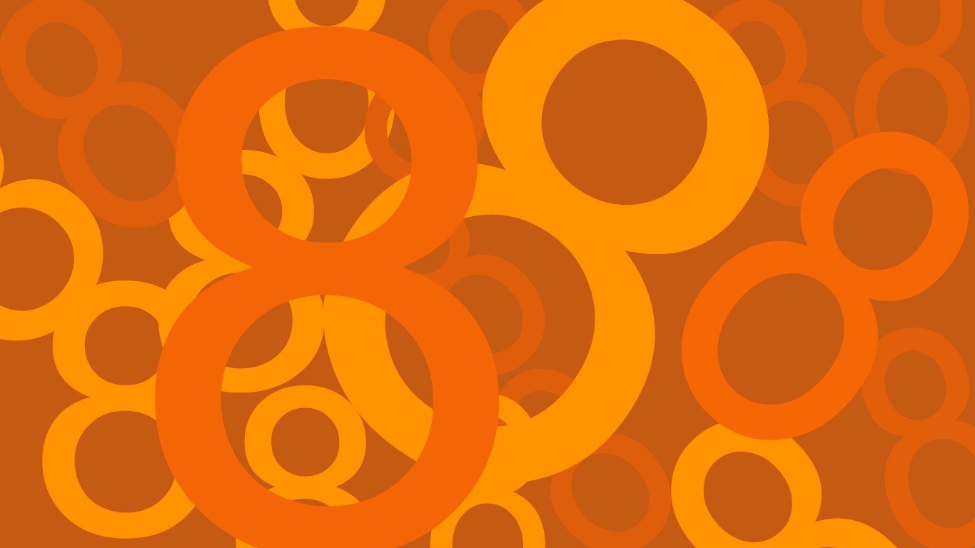 orange circle pattern