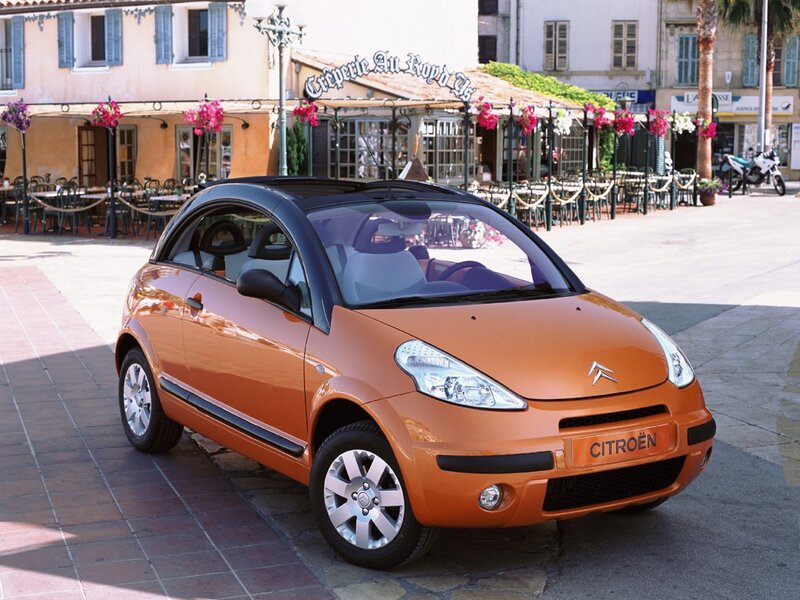 Orange Citroën C3 parked on a street