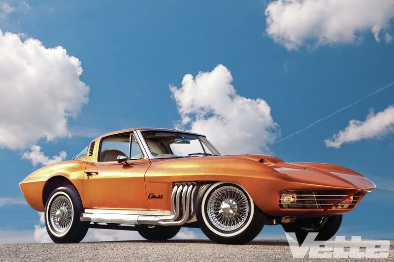 Orange Classic Car — Dramatic, Afternoon, Photograph