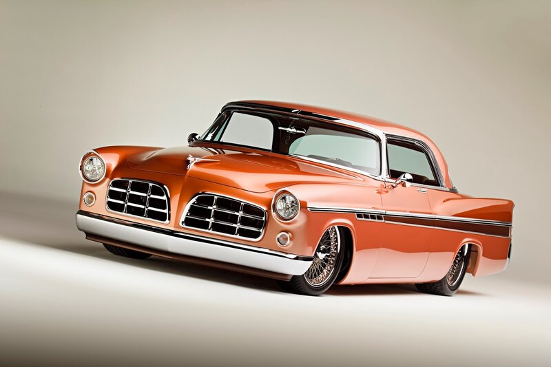 Orange Classic Car — Dramatic, Photograph, Wheels
