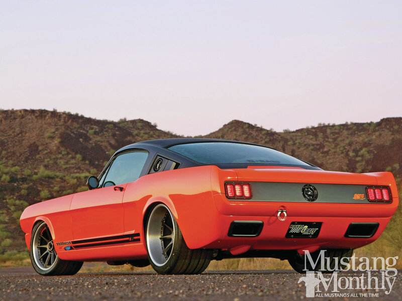 Orange Classic Car — Dramatic, Sunset