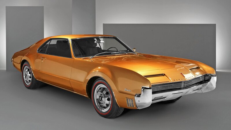 Orange Classic Car — Gold