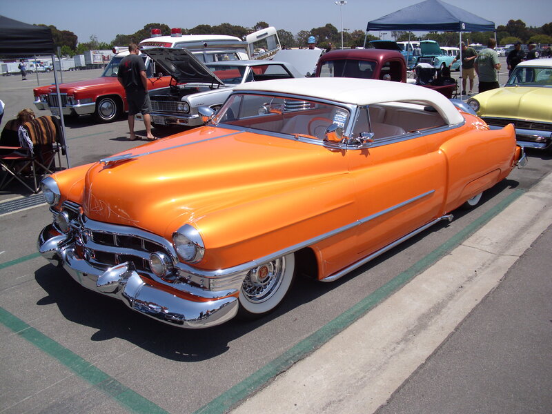 Orange Classic Car — Outdoor