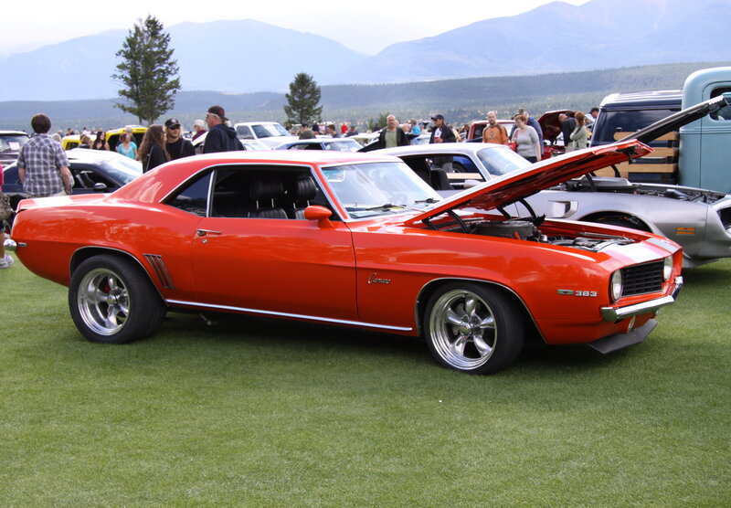 Orange Classic Car — Red, Outdoor