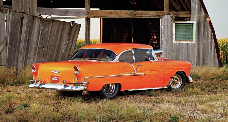 Orange Classic Car — Rural