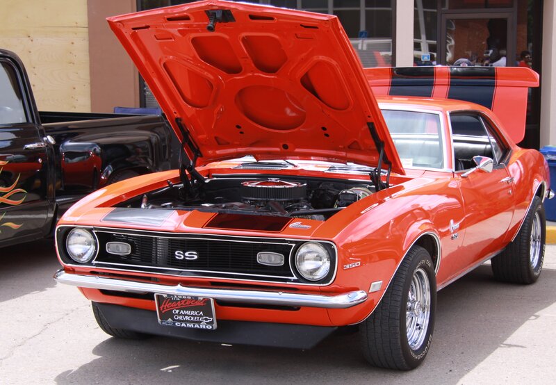 Orange Classic Car — Showcase, Afternoon
