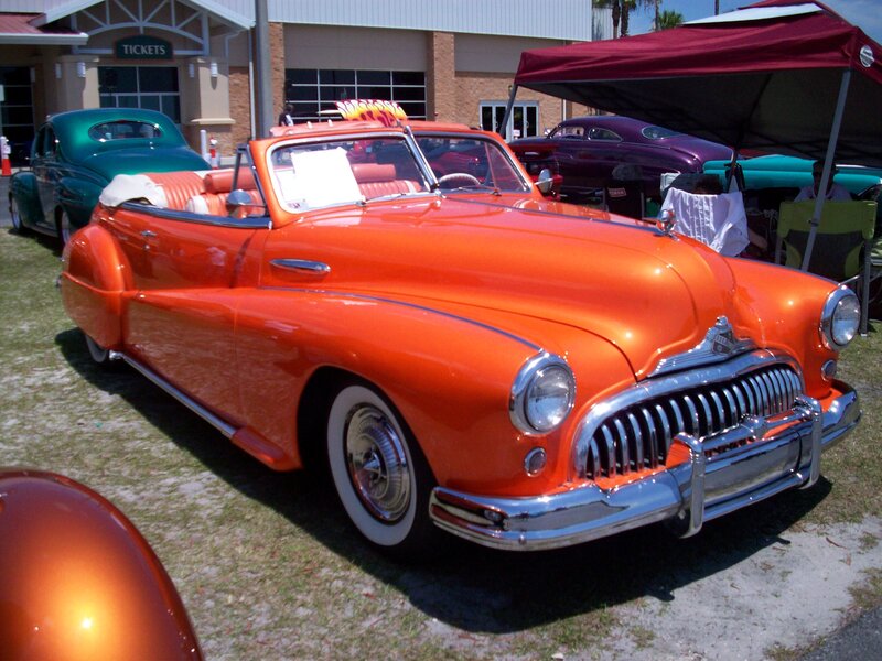 Orange Classic Convertible — Outdoor