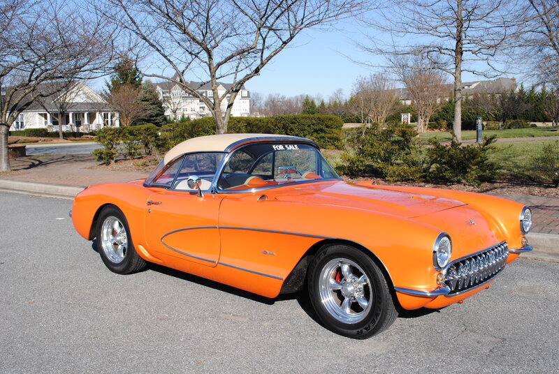 Orange classic Corvette for sale