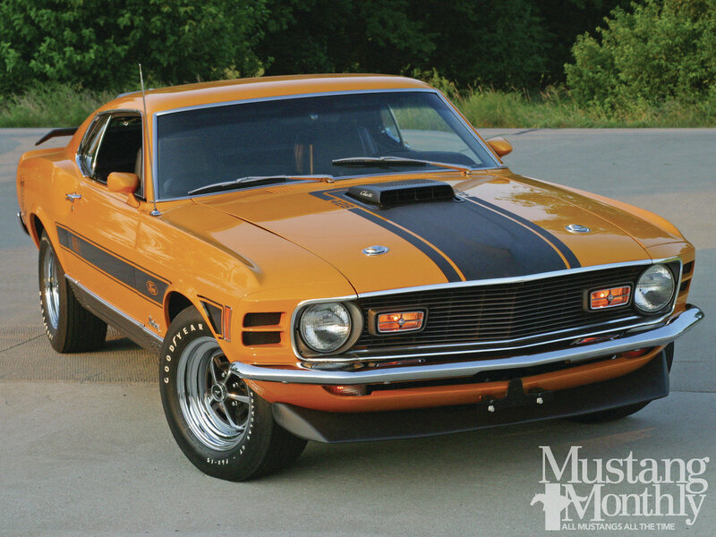 Orange Classic Muscle Car — Confident