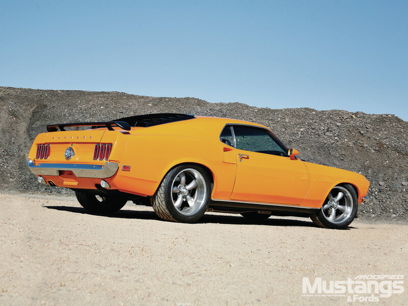 Orange Classic Muscle Car — Dramatic, Afternoon, Photograph