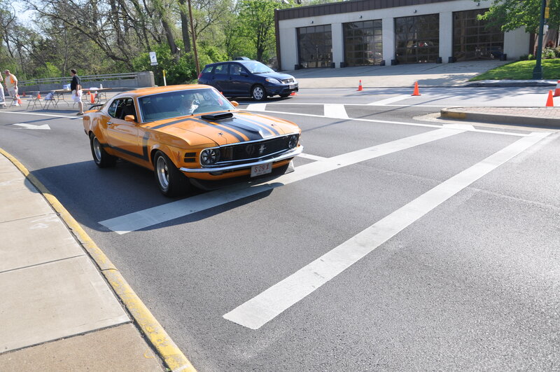 Orange Classic Muscle Car — Outdoor