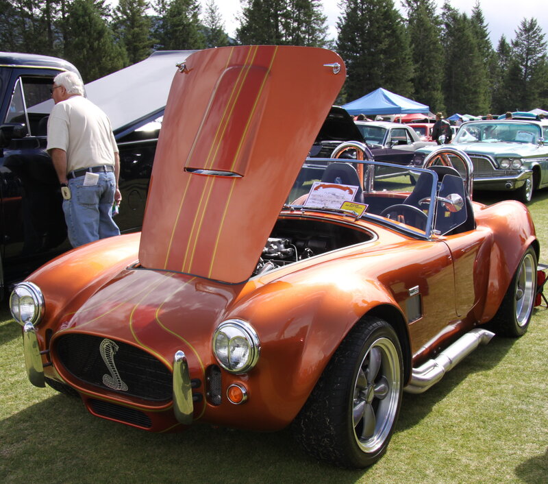 Orange Classic Sports Car — Outdoor