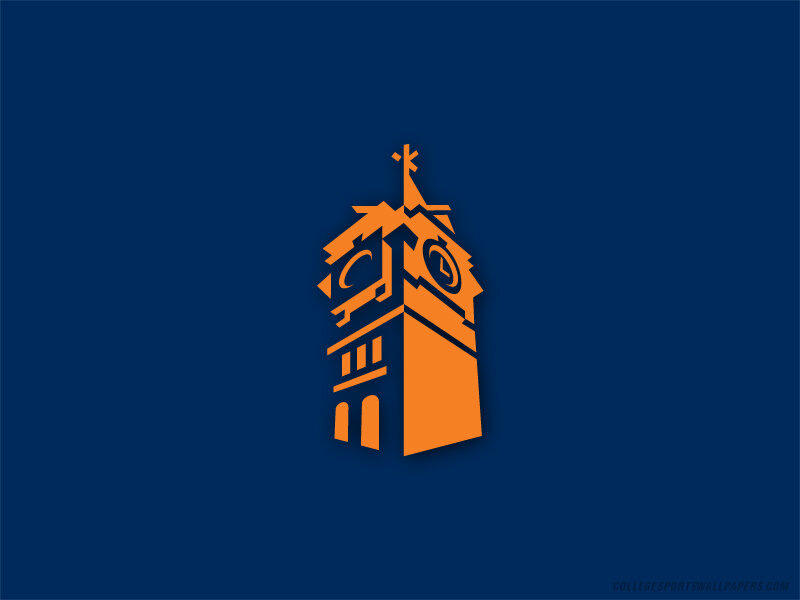 orange clock tower logo