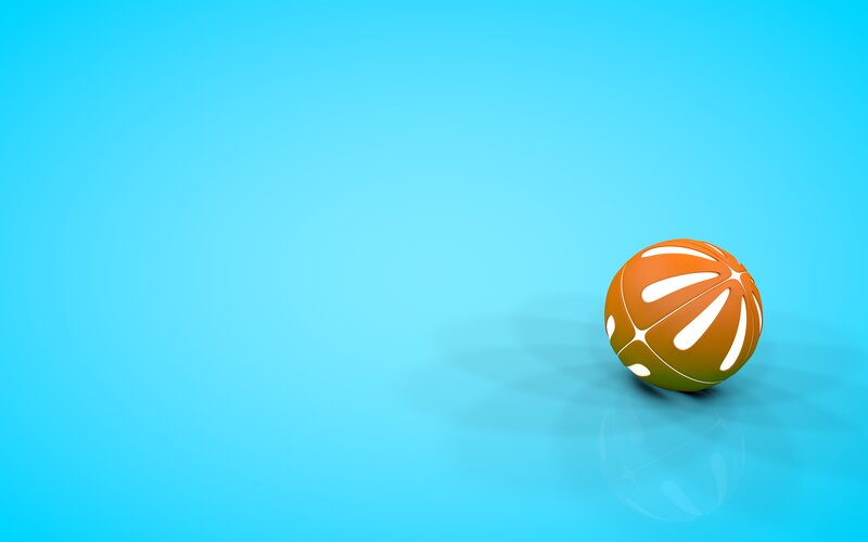 Orange-colored Ball