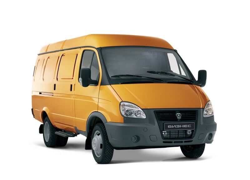 orange commercial van