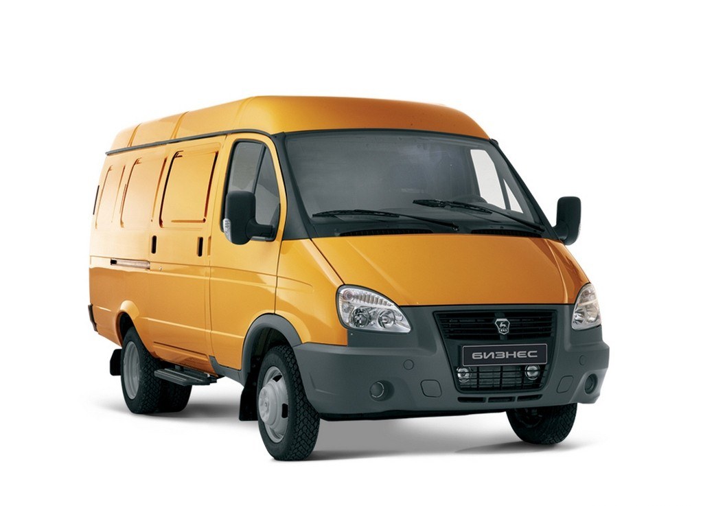orange commercial van