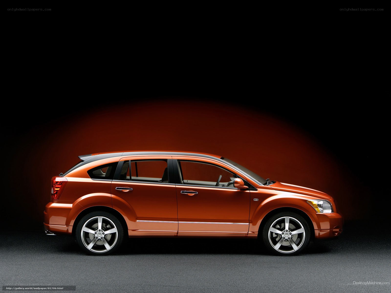 orange compact crossover car