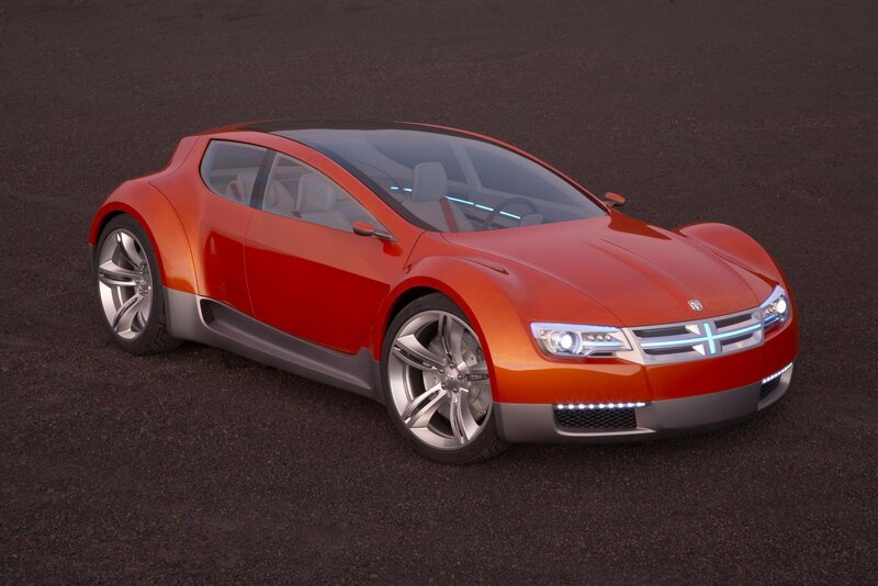 Orange concept car