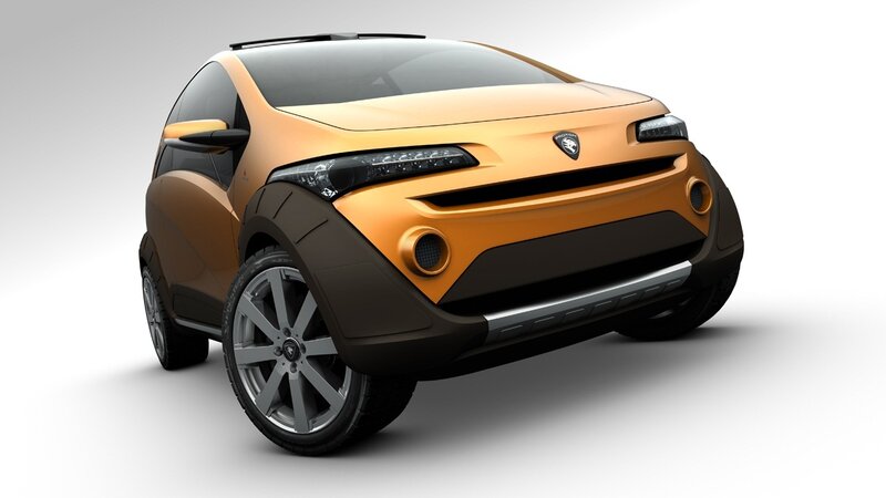 orange concept car