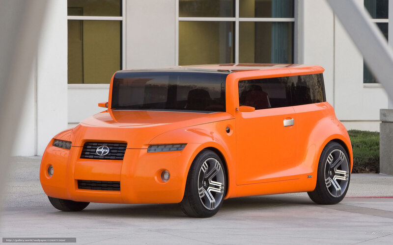 Orange concept car