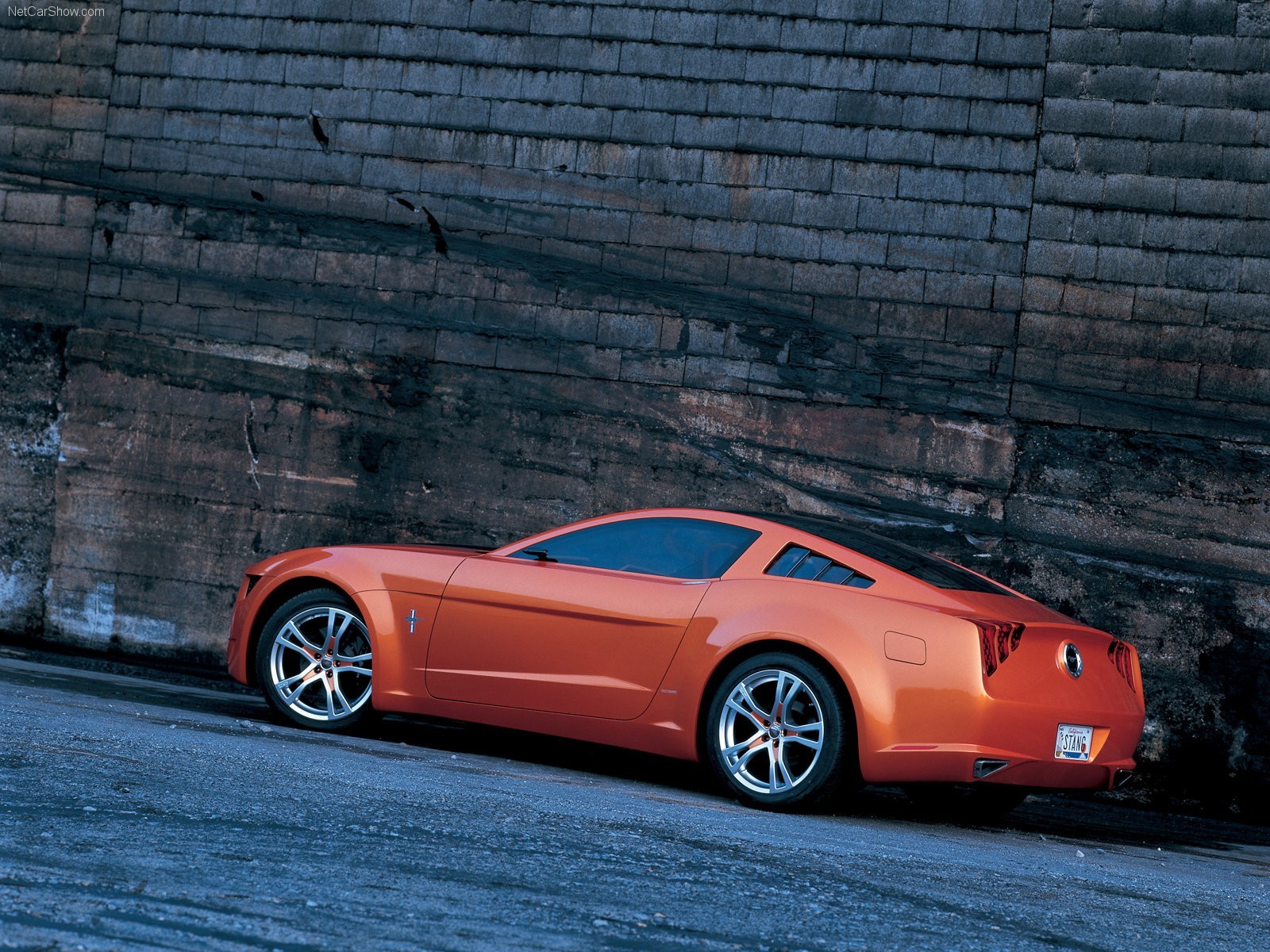 orange concept car
