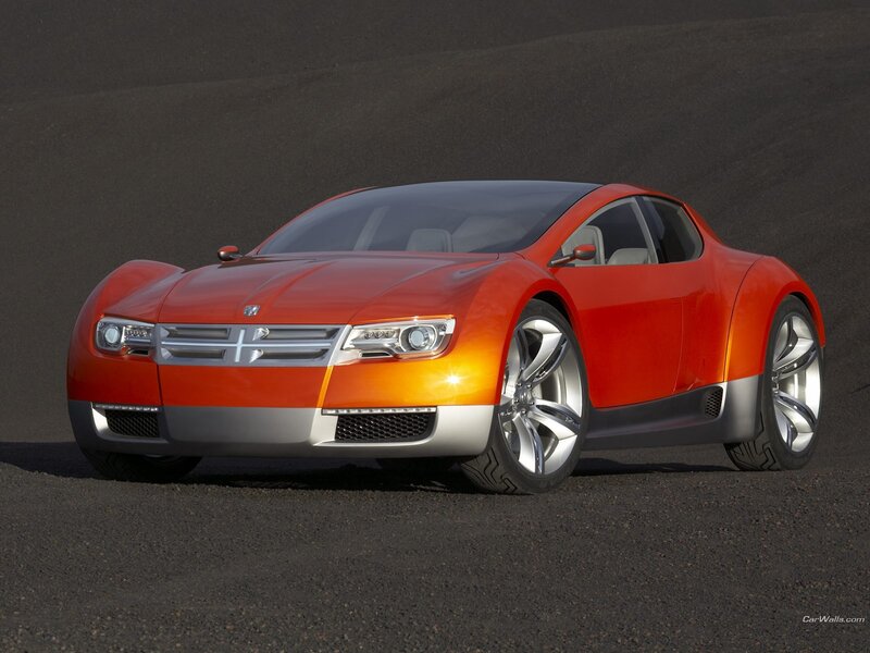 Orange concept car