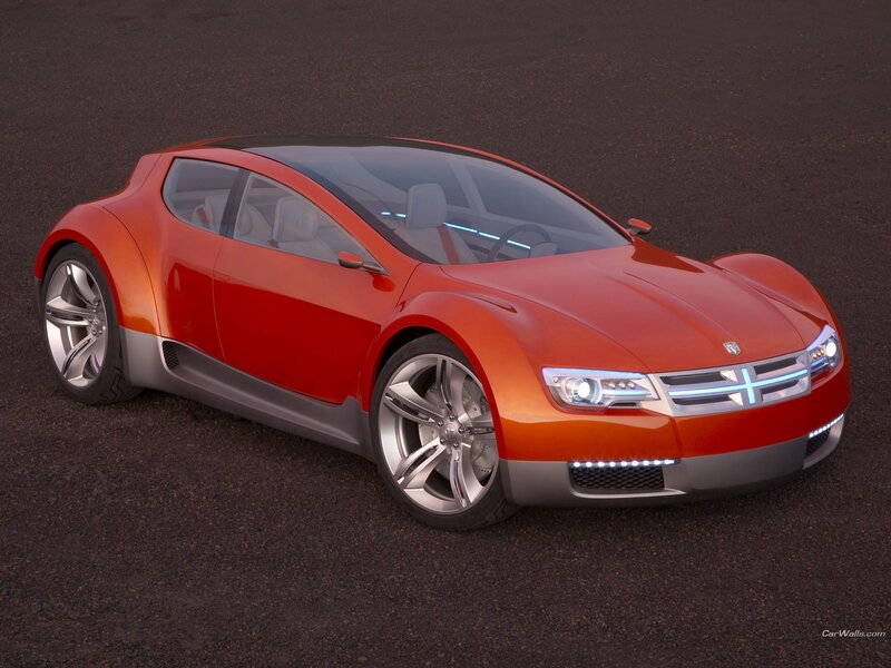 Orange concept car