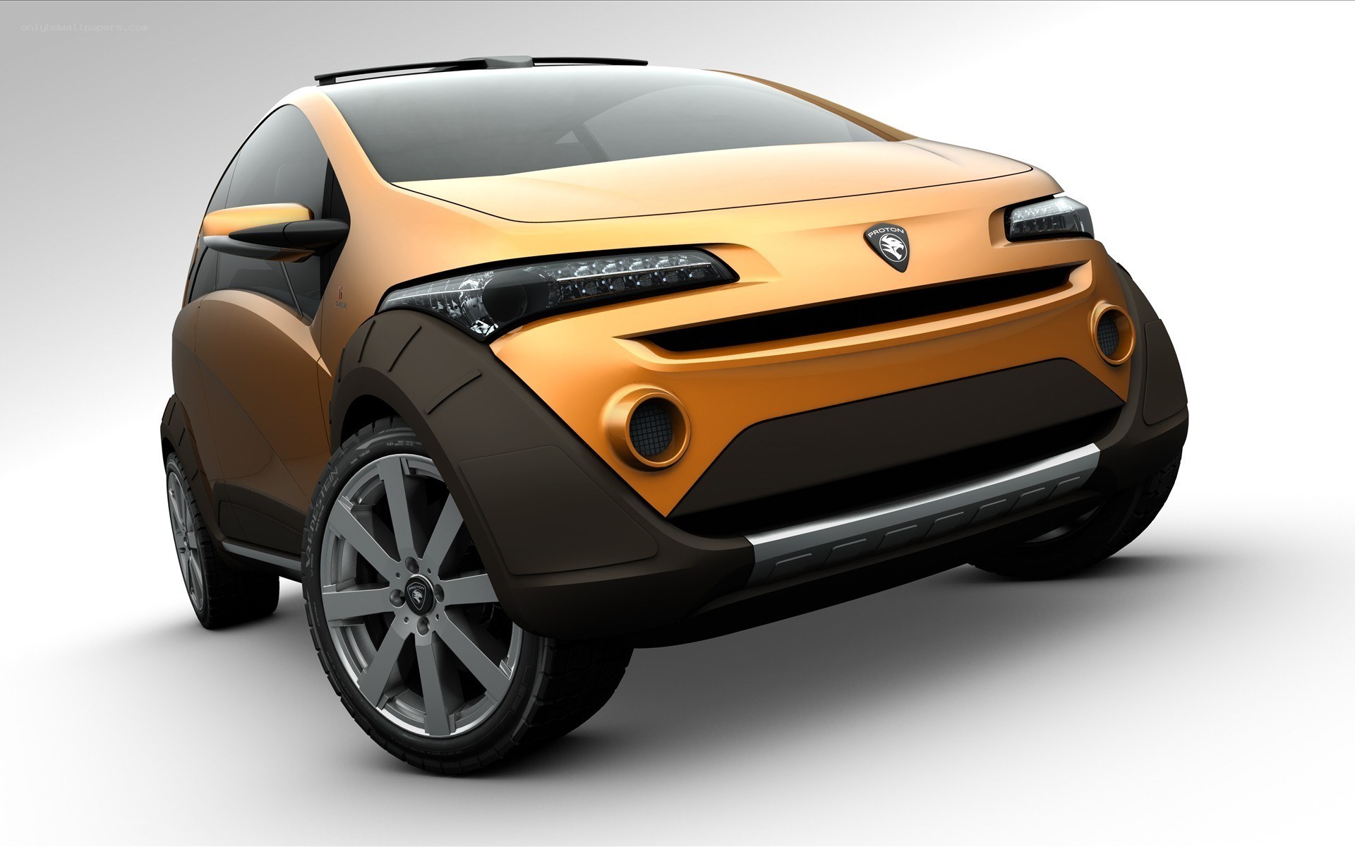 Orange concept car design