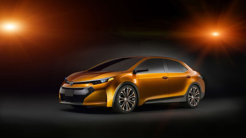 Orange Concept Car — Dramatic, 3d Render, Lights