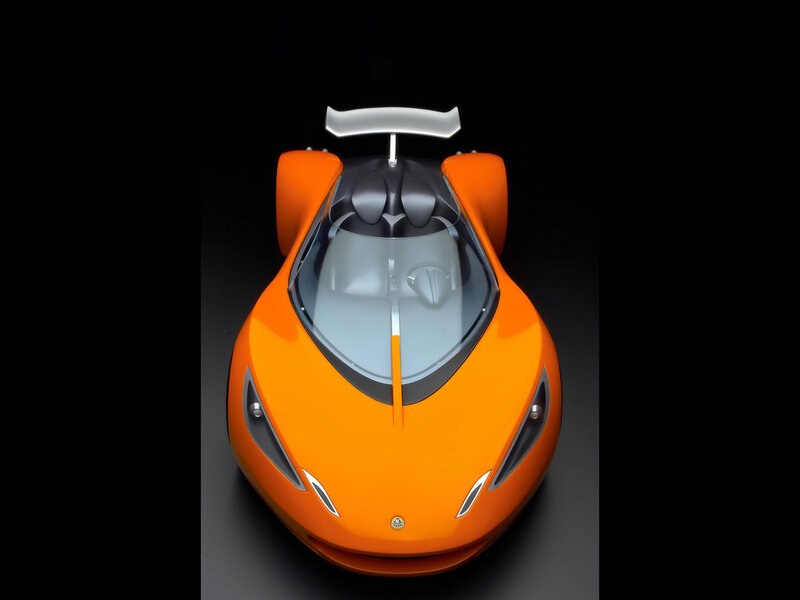 Orange Concept Car — Dramatic, 3d Render, Windshield