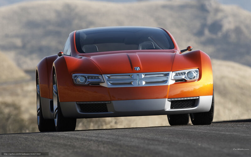 Orange Concept Car — Dramatic, Afternoon, 3d Render