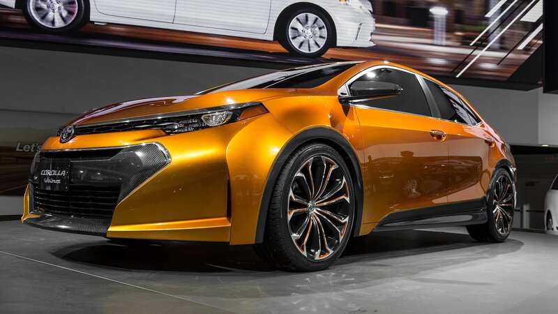 Orange Concept Car — Dramatic, Photograph, Car Show, Display Screen