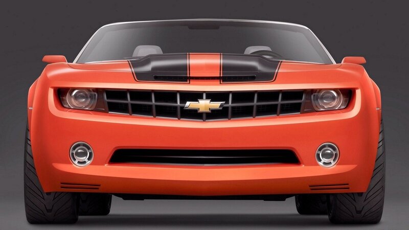 Orange Concept Car — Dramatic, Photograph, Grille, Headlights