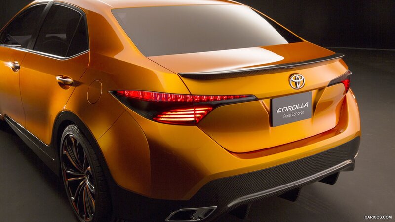Orange Concept Car — Dramatic, Photograph, Taillights