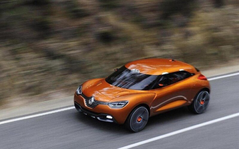 Orange Concept Car — Dynamic, Photograph
