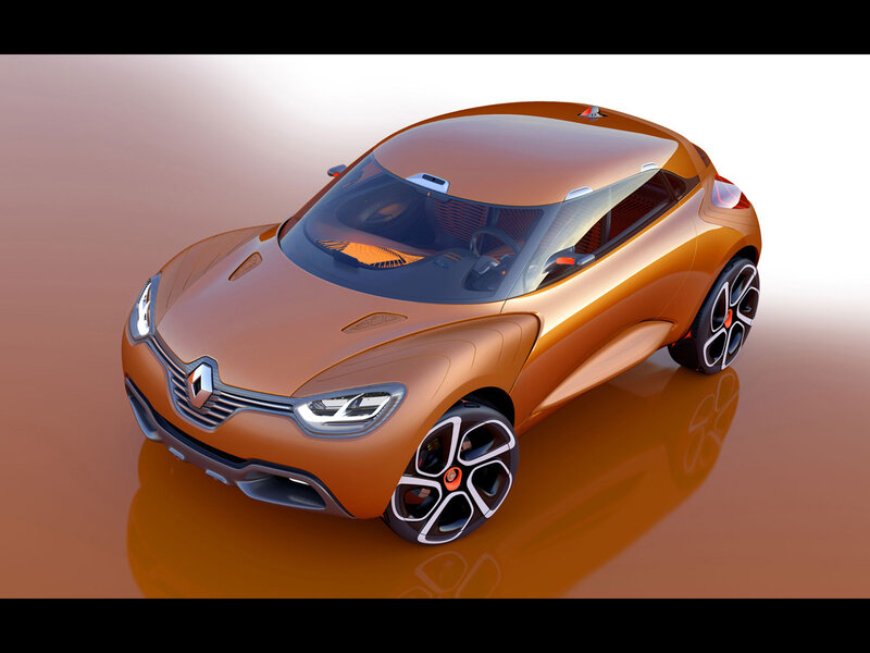 Orange Concept Car — Modern, 3d Render, Wheels