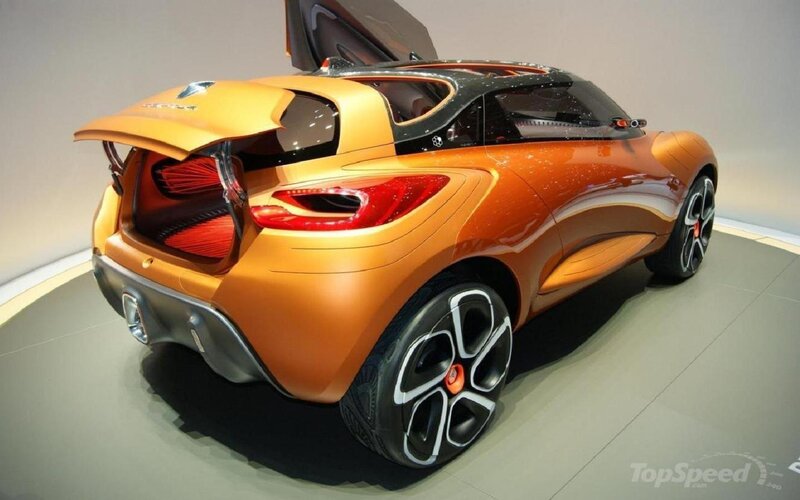 Orange Concept Car — Modern, Photograph