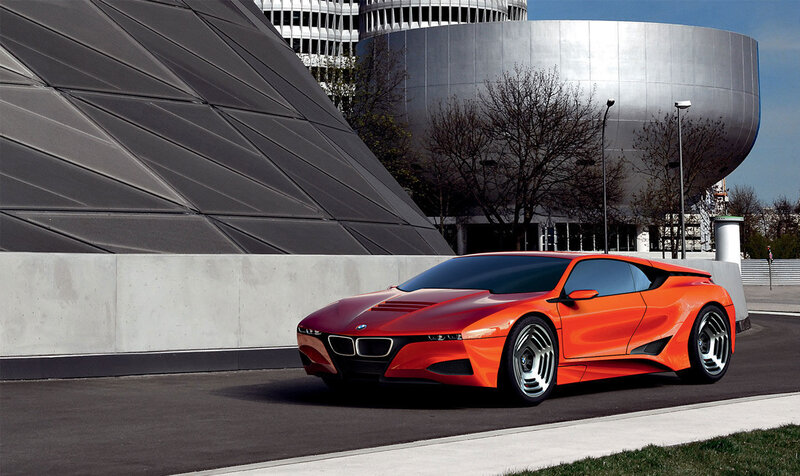 Orange Concept Car — Modern