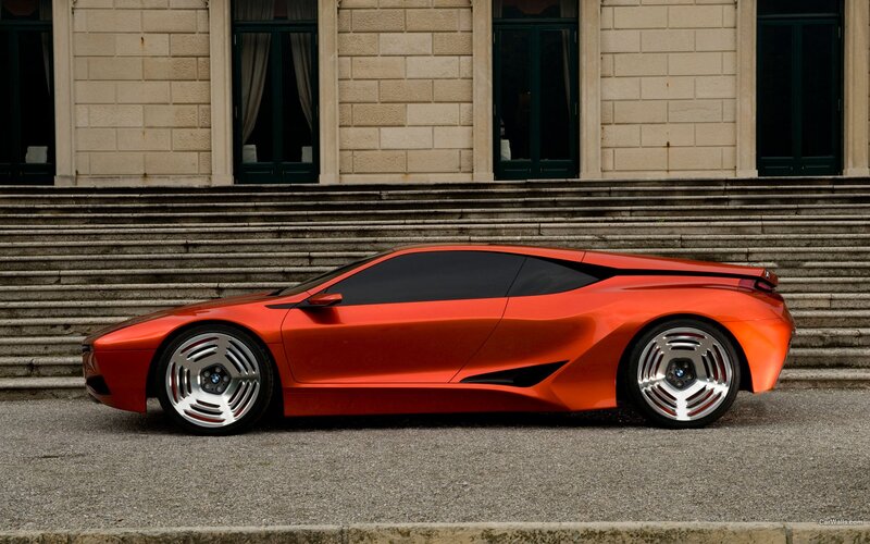 Orange Concept Car — Red, Dramatic