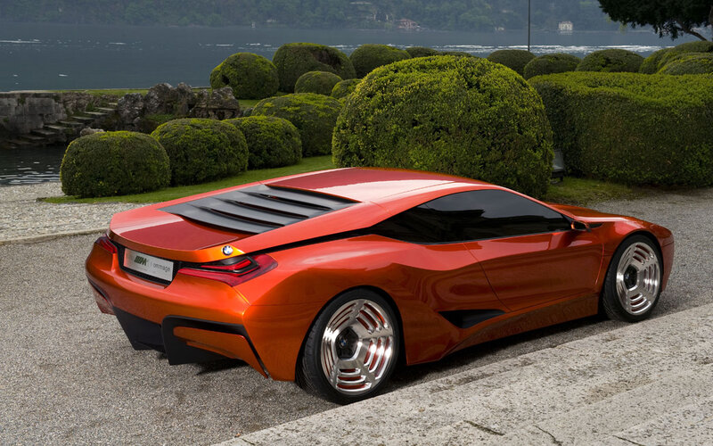 Orange Concept Car — Red, Serene
