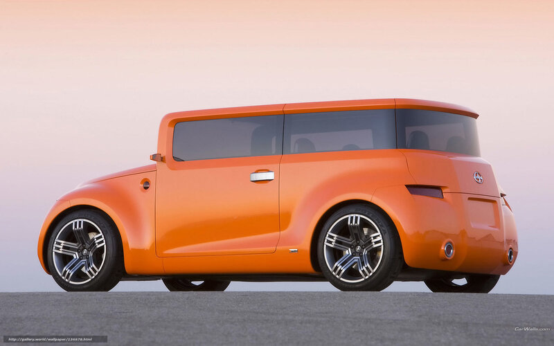 Orange Concept Car — Serene, Sunset
