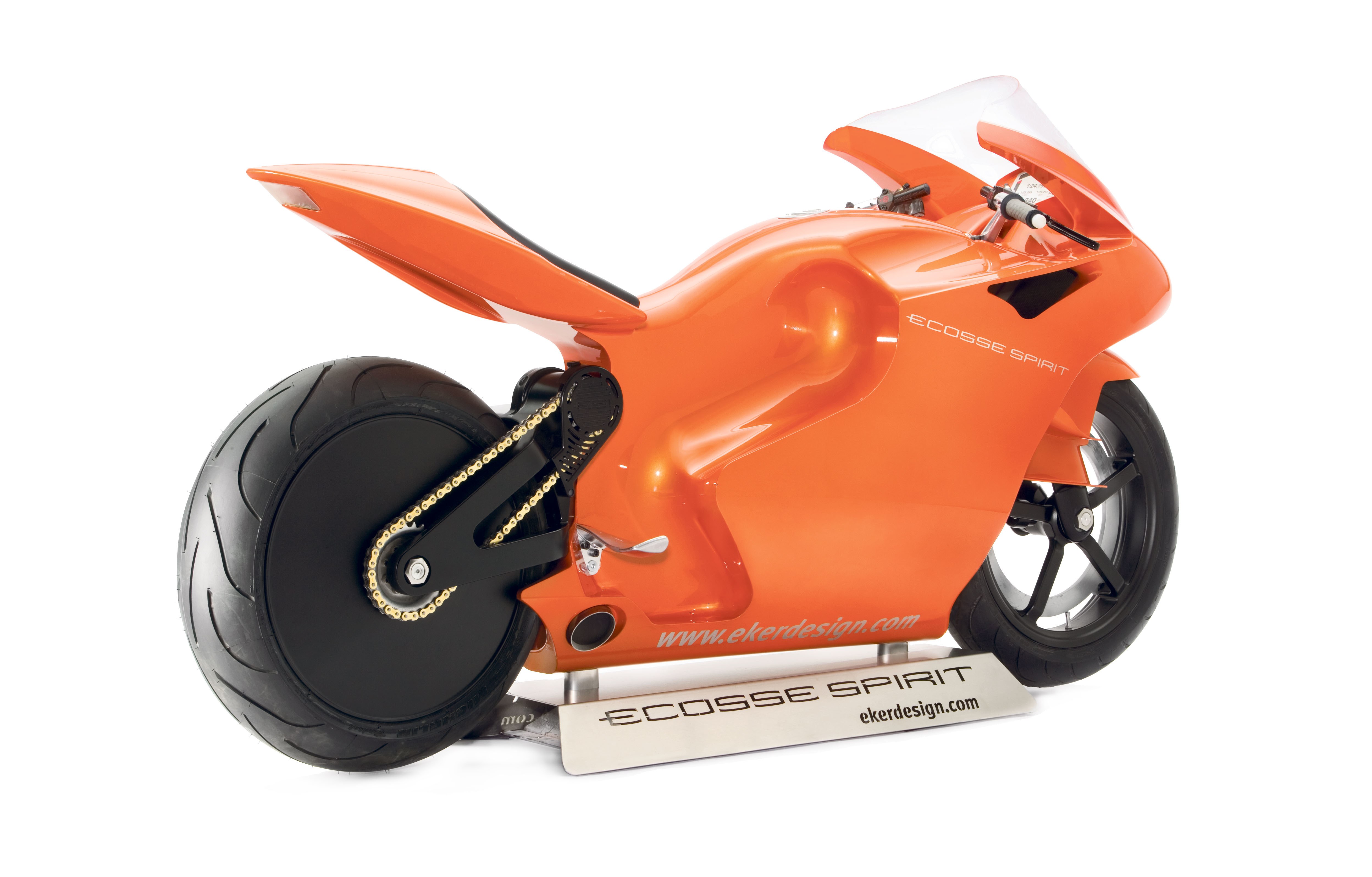 Orange concept motorcycle