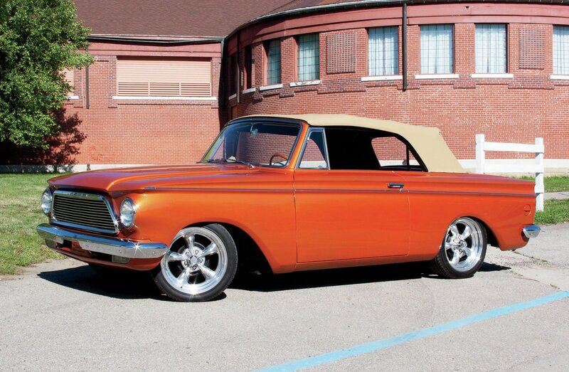 Orange Convertible Car — Calm, Afternoon, Photograph