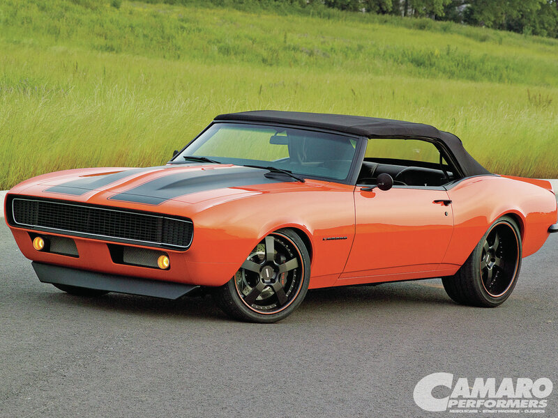 Orange Convertible Car — Calm, Afternoon