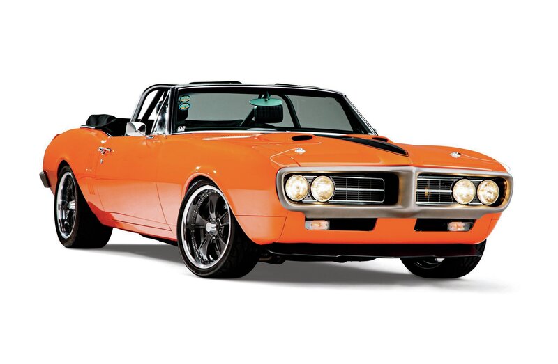 Orange Convertible Car — Classic