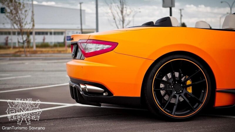 Orange Convertible Car — Dramatic, Afternoon, Photograph, Wheel