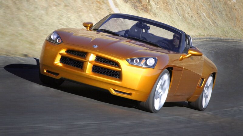 Orange Convertible Car — Gold, Dynamic, Afternoon