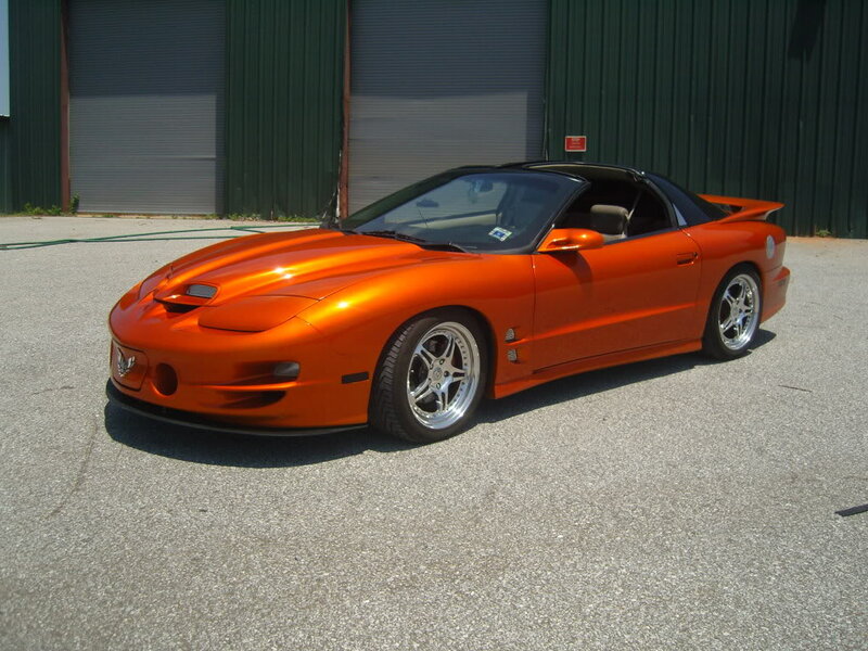 Orange Convertible Car — Neutral, Afternoon