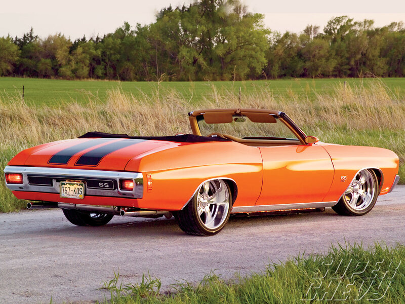 Orange Convertible Car — Serene, Sunset